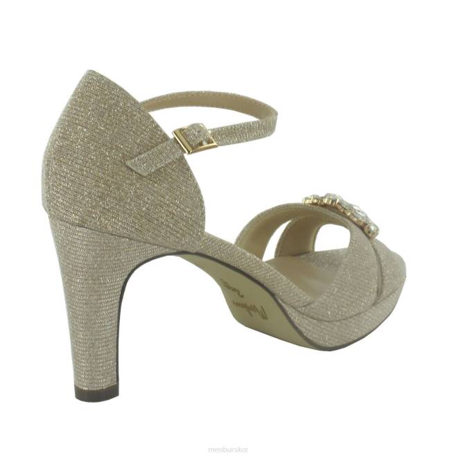 Menbur kvinnor guld burgeis brudsko 608J2239