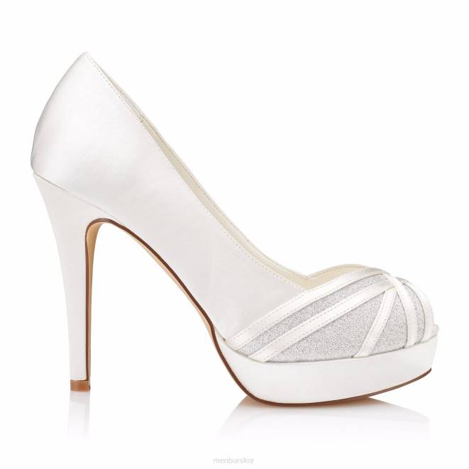 Menbur kvinnor vit Fanny brudsko 608J2344