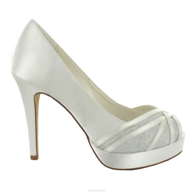 Menbur kvinnor vit Fanny brudsko 608J2344