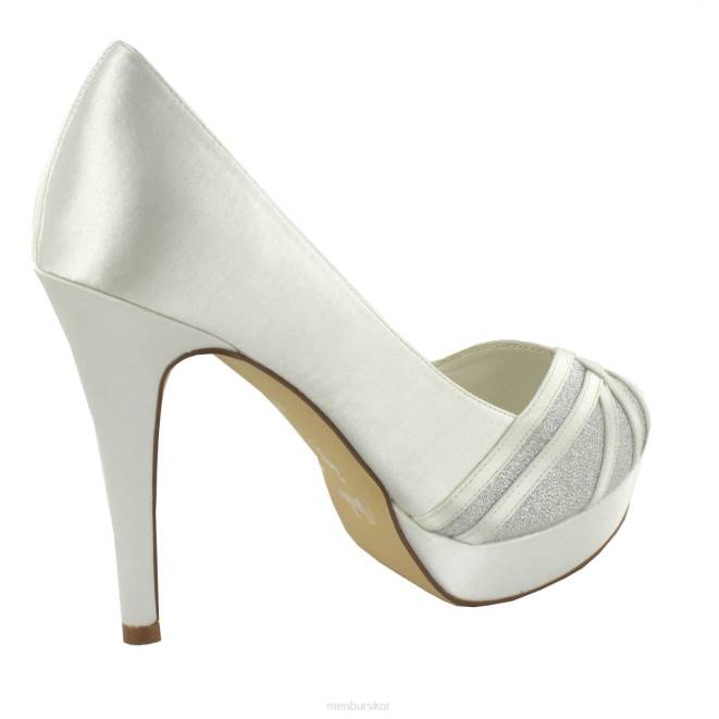 Menbur kvinnor vit Fanny brudsko 608J2344