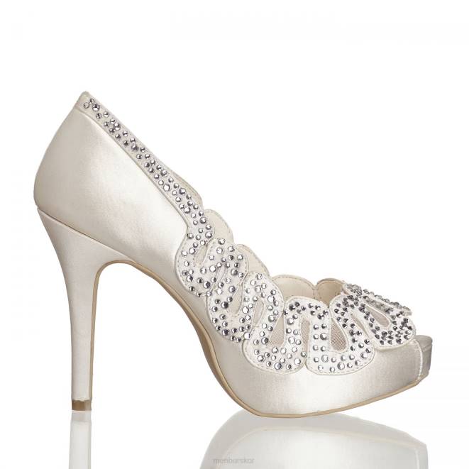 Menbur kvinnor vit aida brudsko 608J2349