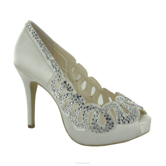 Menbur kvinnor vit aida brudsko 608J2349