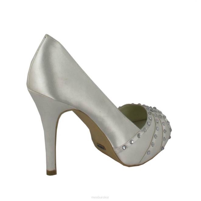 Menbur kvinnor vit ainara brudsko 608J2286