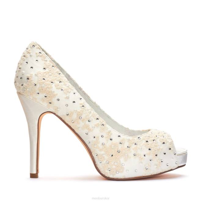 Menbur kvinnor vit alegria brudsko 608J2216