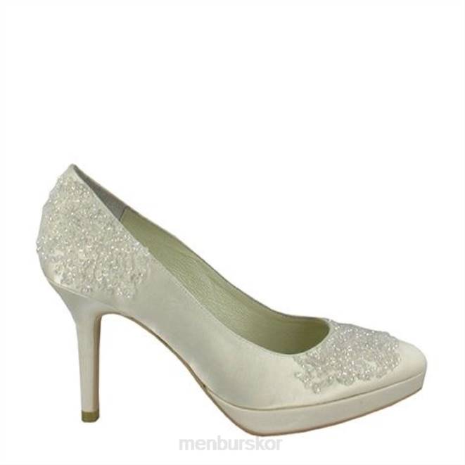Menbur kvinnor vit allen brudsko 608J2417