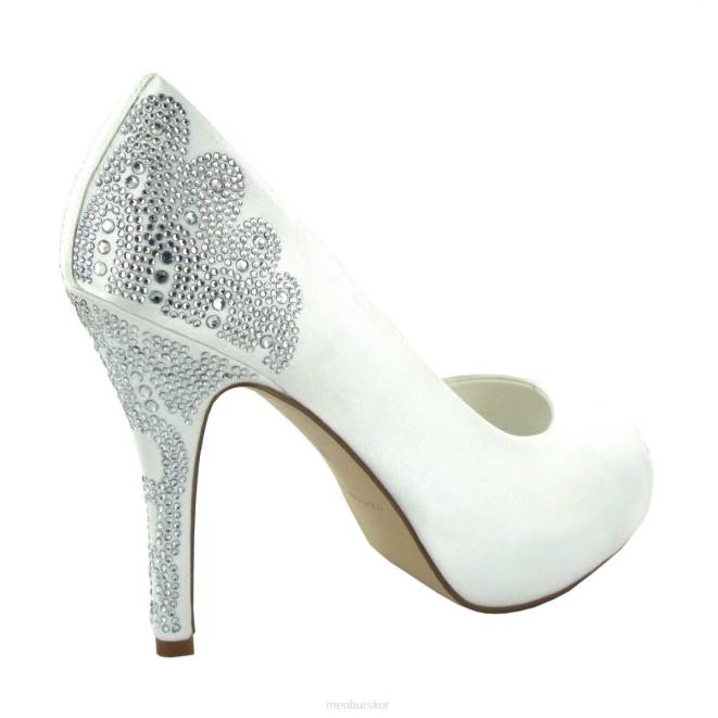 Menbur kvinnor vit angelina brudsko 608J2326