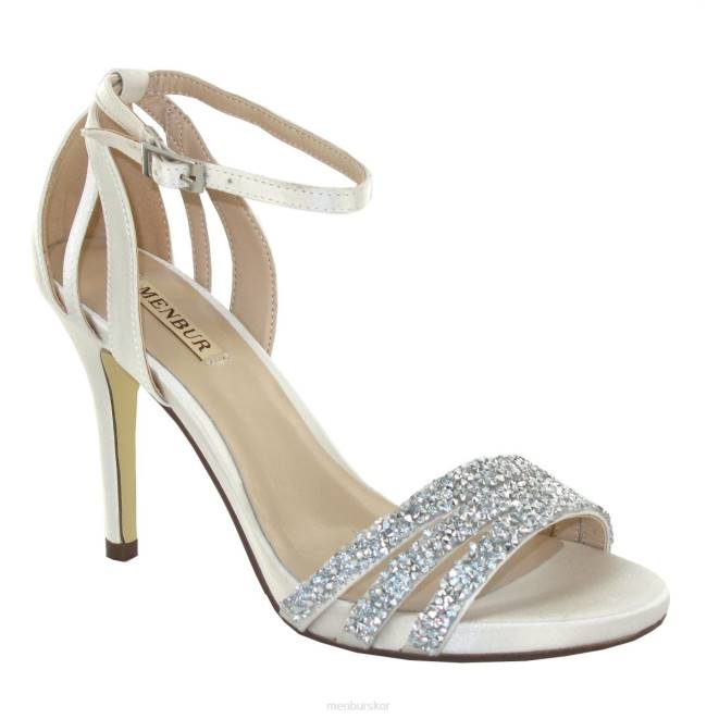 Menbur kvinnor vit angustias brudsko 608J2214