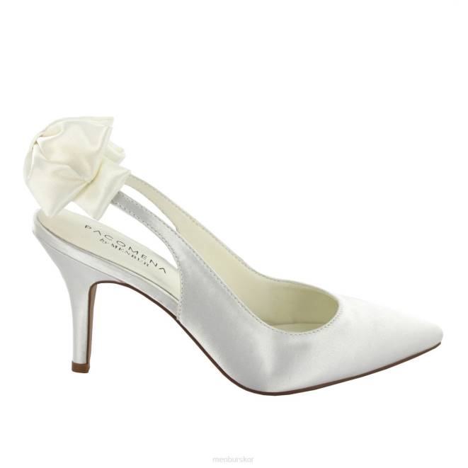 Menbur kvinnor vit baul brudsko 608J2238