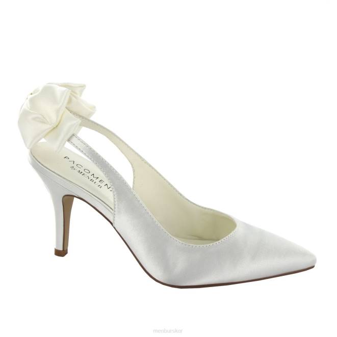Menbur kvinnor vit baul brudsko 608J2238