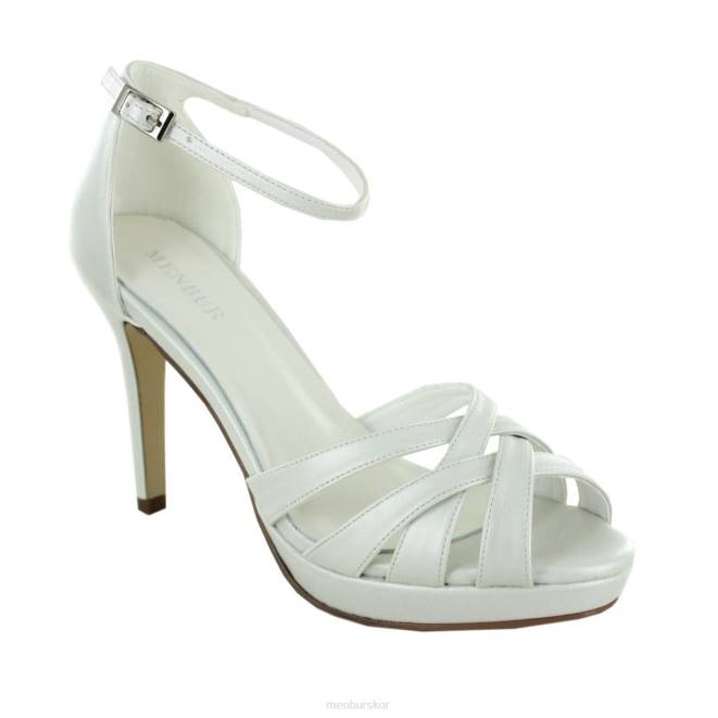 Menbur kvinnor vit berta brudsko 608J2224