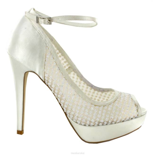 Menbur kvinnor vit candelaria brudsko 608J2398