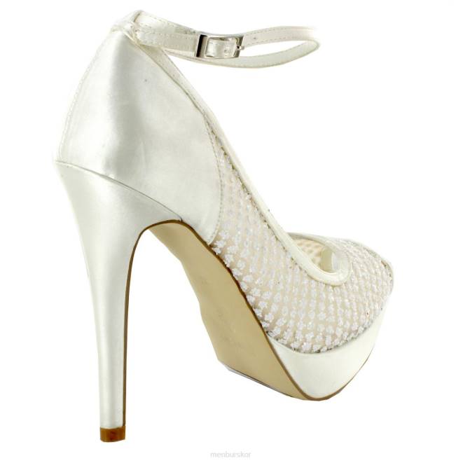 Menbur kvinnor vit candelaria brudsko 608J2398