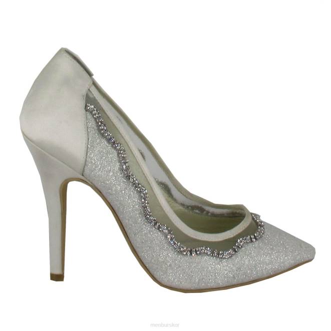 Menbur kvinnor vit cristina brudsko 608J2425