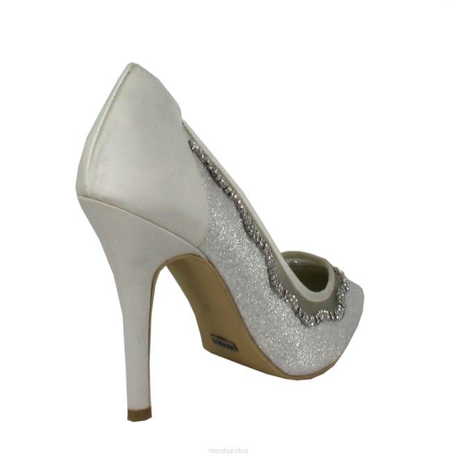 Menbur kvinnor vit cristina brudsko 608J2425