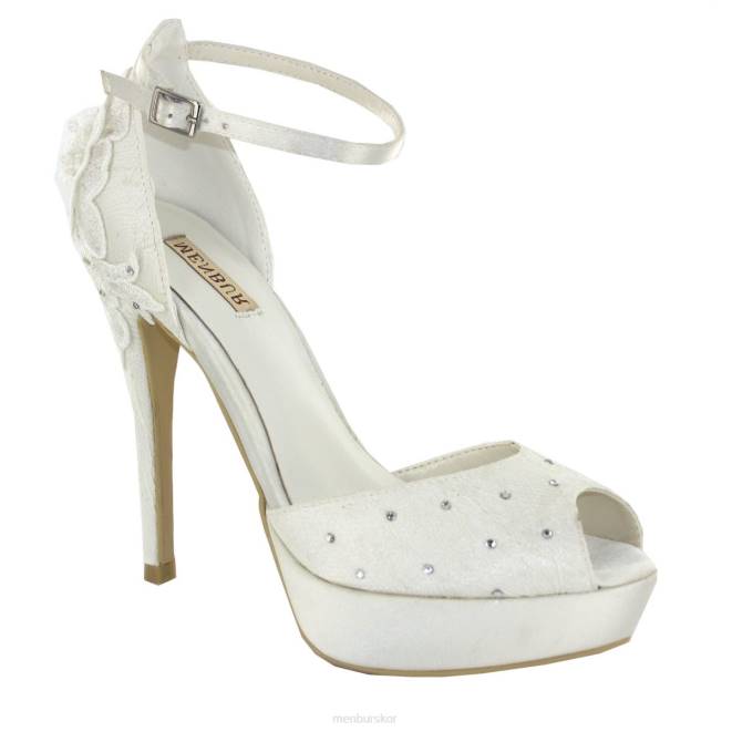 Menbur kvinnor vit dafne brudsko 608J2296