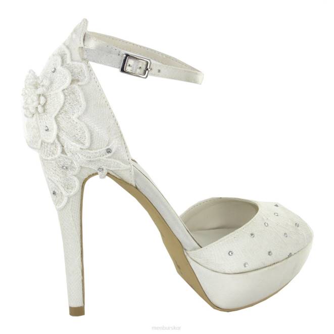 Menbur kvinnor vit dafne brudsko 608J2296