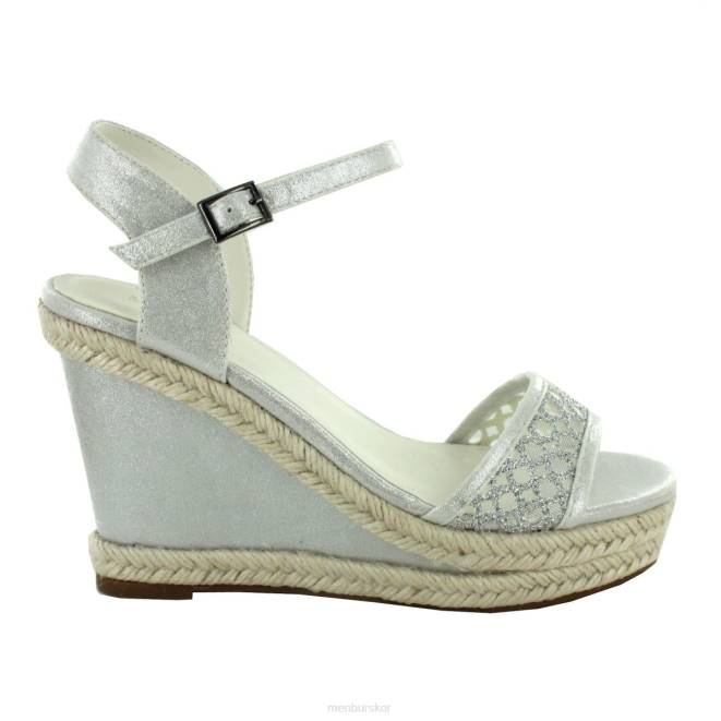 Menbur kvinnor vit gala brudsko 608J2475