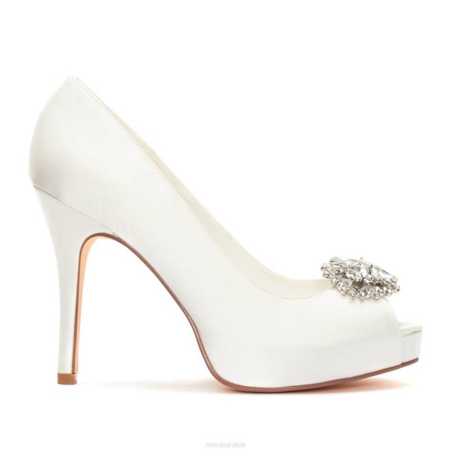 Menbur kvinnor vit itziar brudsko 608J2494