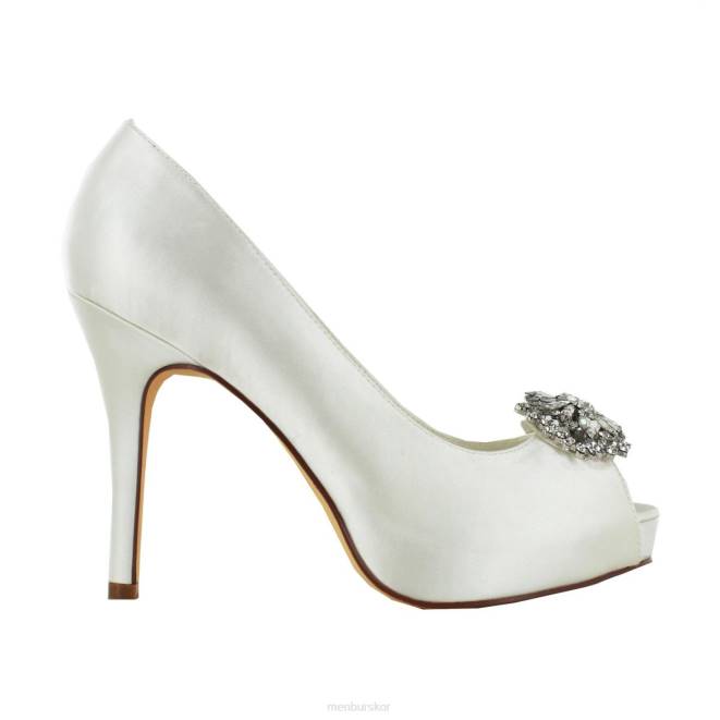 Menbur kvinnor vit itziar brudsko 608J2494