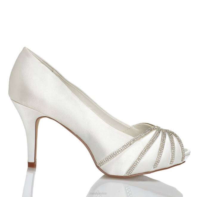 Menbur kvinnor vit julieta brudsko 608J2432