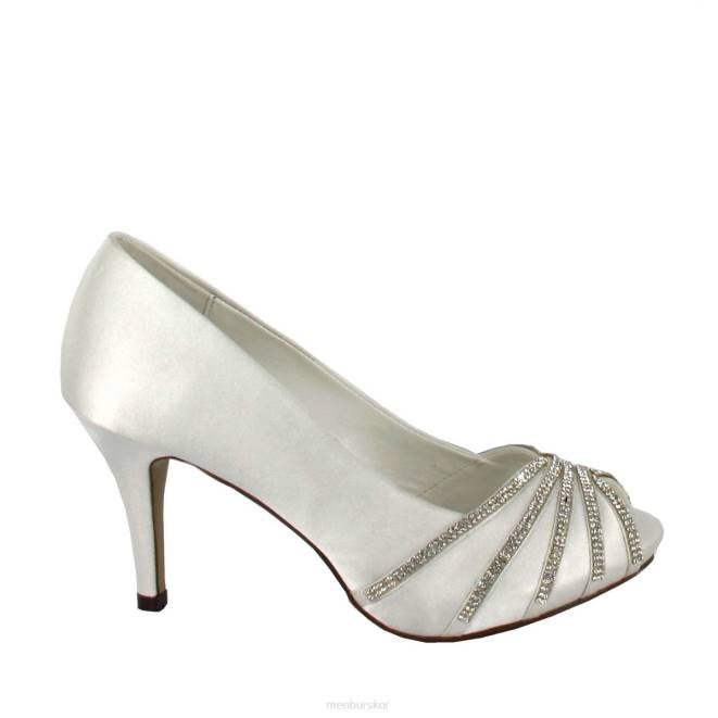 Menbur kvinnor vit julieta brudsko 608J2432