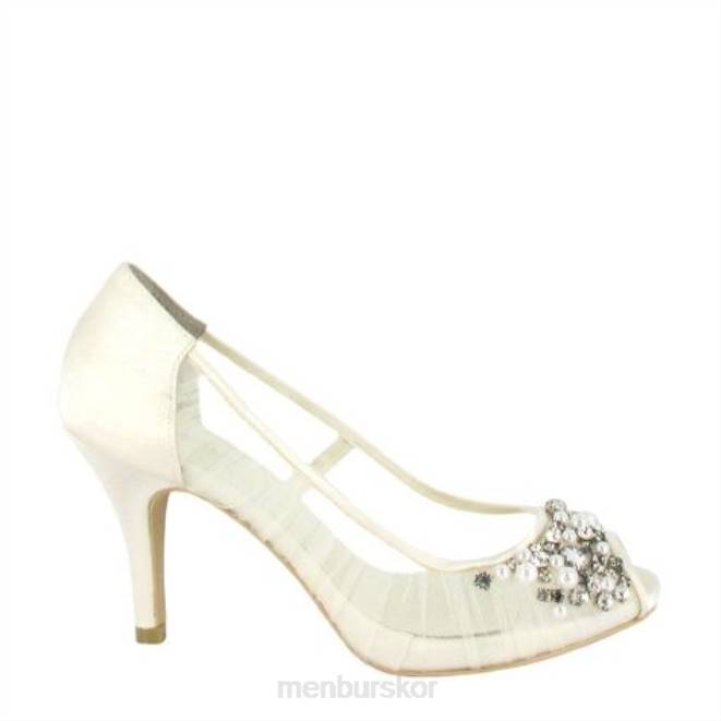 Menbur kvinnor vit kashia brudsko 608J2353