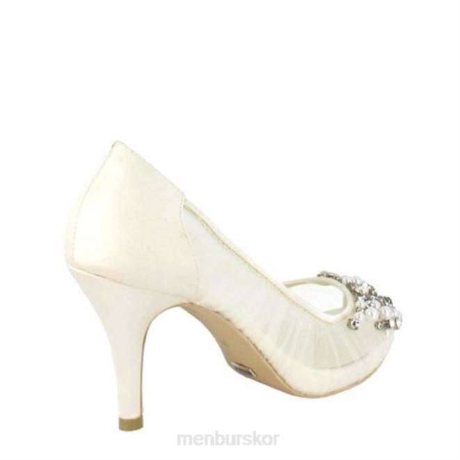 Menbur kvinnor vit kashia brudsko 608J2353