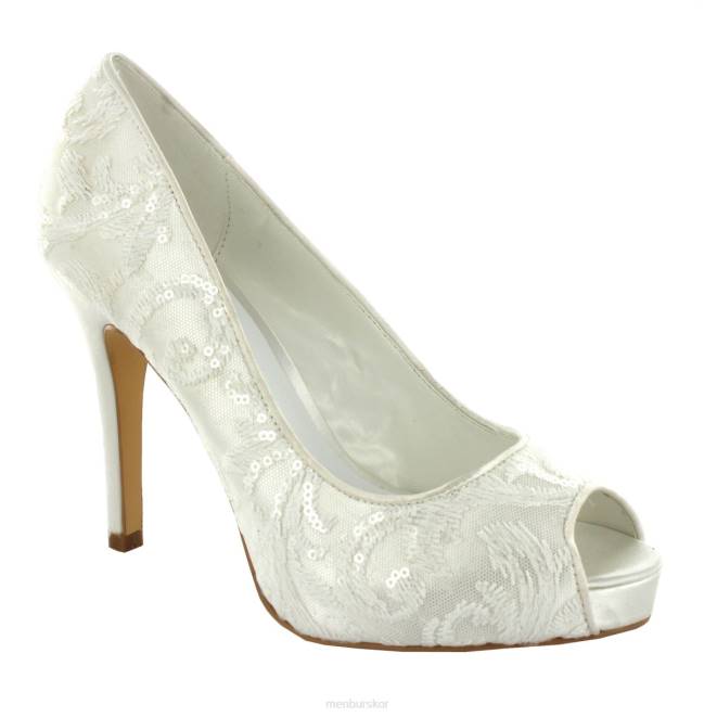 Menbur kvinnor vit keila brudsko 608J2352