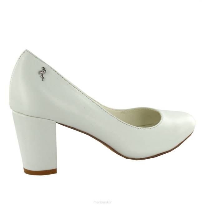 Menbur kvinnor vit kiara brudsko 608J2454