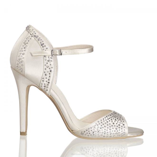 Menbur kvinnor vit kristall brudsko 608J2434