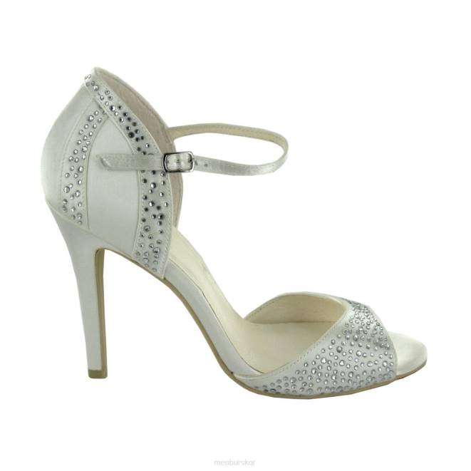 Menbur kvinnor vit kristall brudsko 608J2434