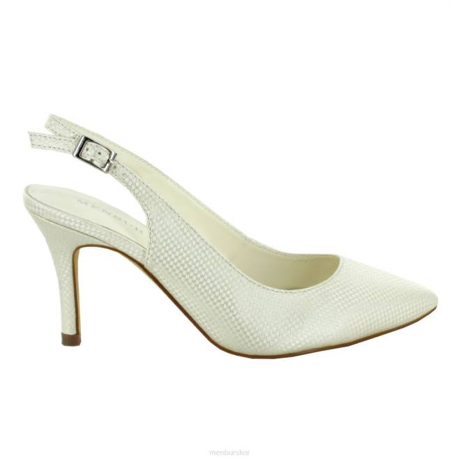 Menbur kvinnor vit ledicia brudsko 608J2483