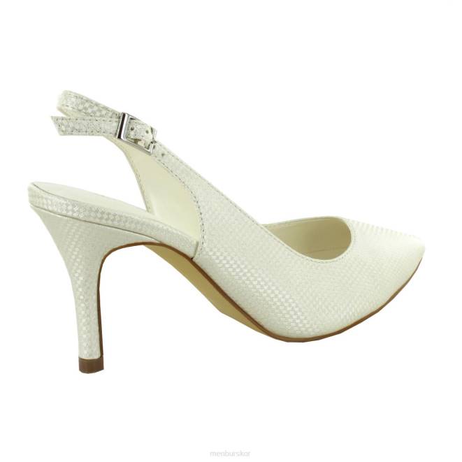 Menbur kvinnor vit ledicia brudsko 608J2483