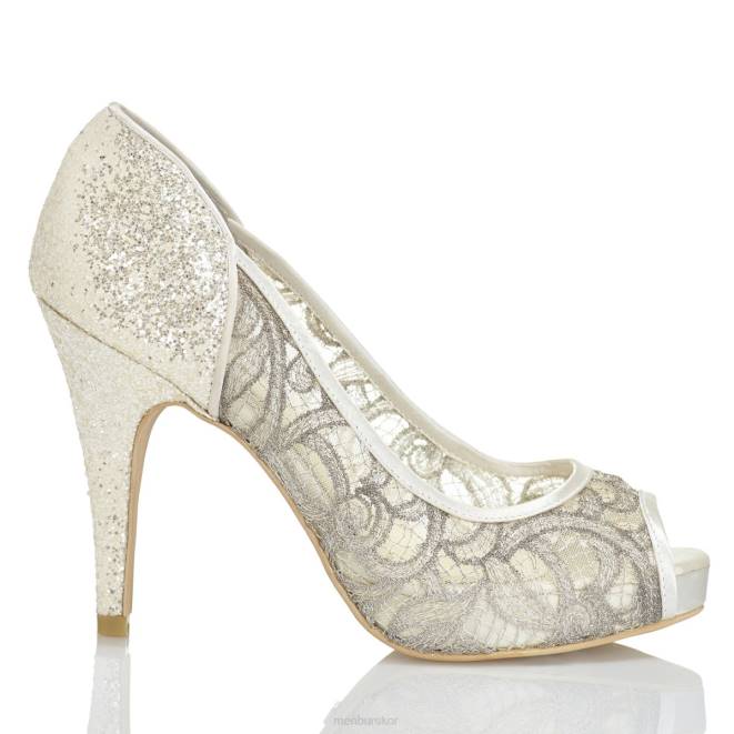 Menbur kvinnor vit lotti brudsko 608J2285