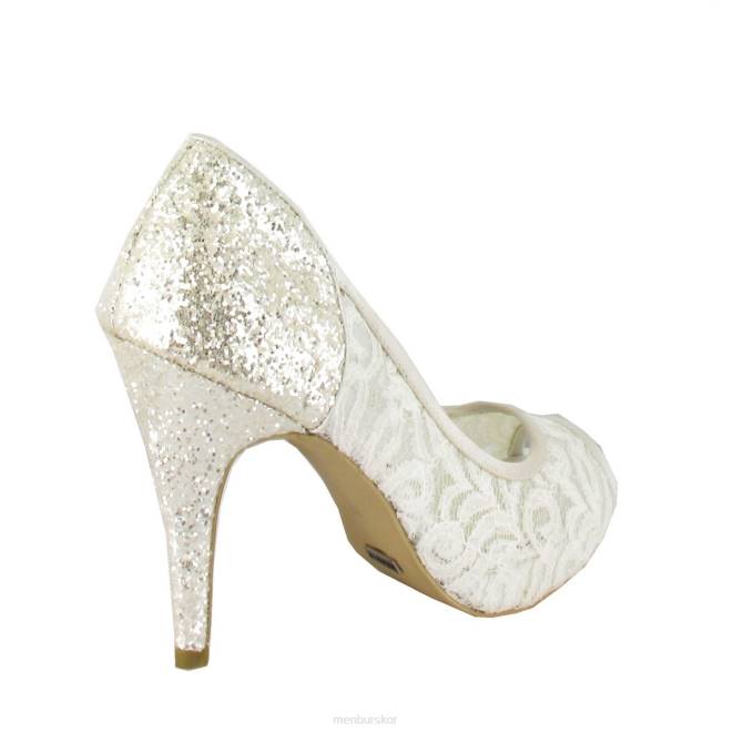 Menbur kvinnor vit lotti brudsko 608J2285