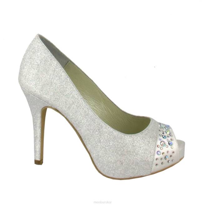 Menbur kvinnor vit nati brudsko 608J2424