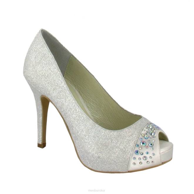 Menbur kvinnor vit nati brudsko 608J2424