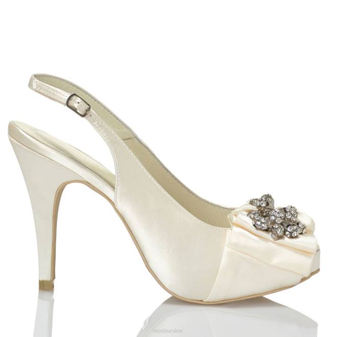 Menbur kvinnor vit nefin brudsko 608J2292