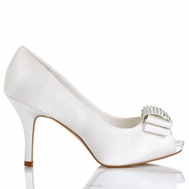 Menbur kvinnor vit nuria brudsko 608J2347