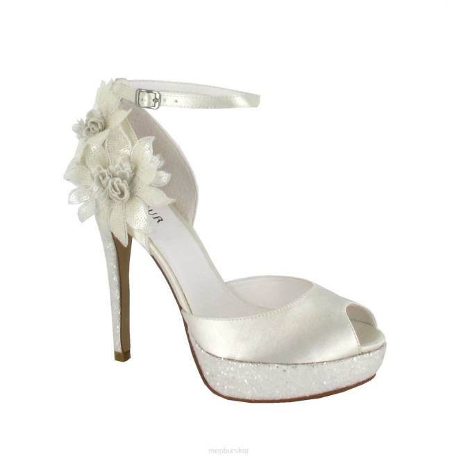 Menbur kvinnor vit pilar brudsko 608J2274
