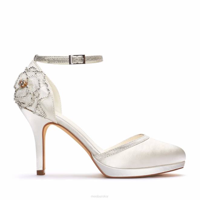 Menbur kvinnor vit rocio brudsko 608J2378