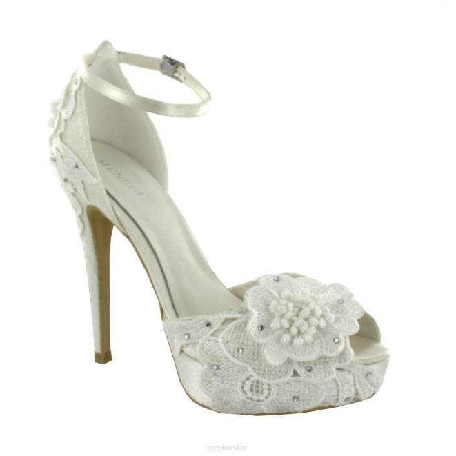 Menbur kvinnor vit sancha brudsko 608J2449