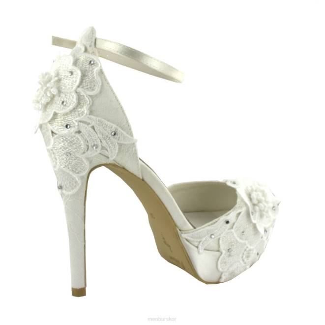 Menbur kvinnor vit sancha brudsko 608J2449