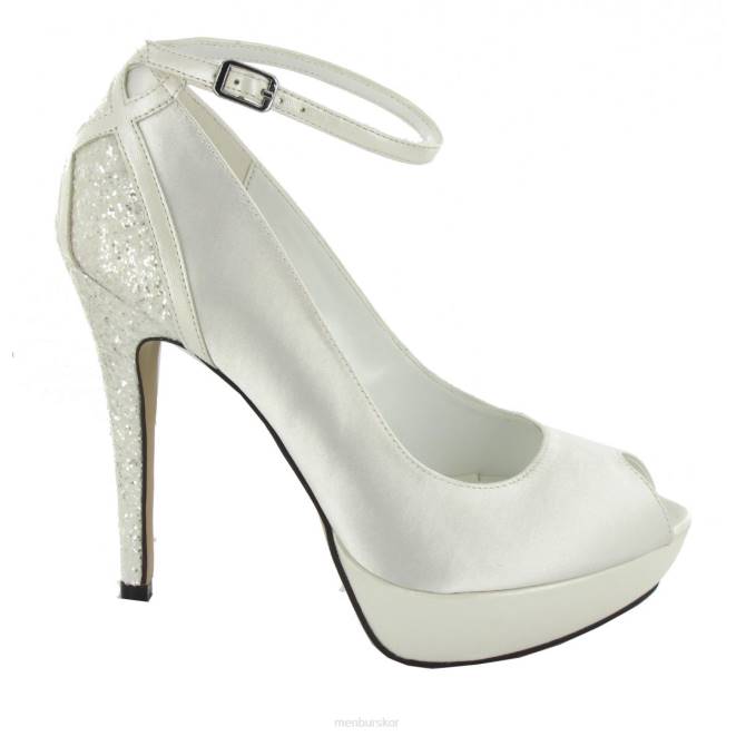 Menbur kvinnor vit selen brudsko 608J2443