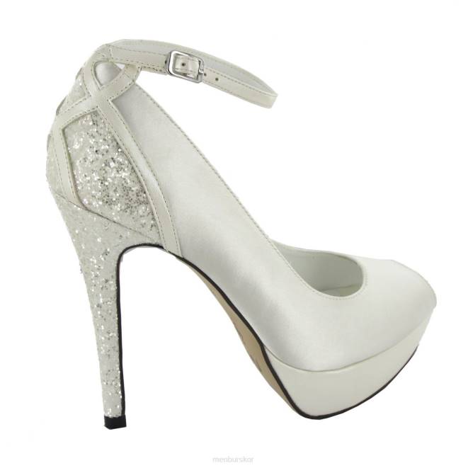 Menbur kvinnor vit selen brudsko 608J2443