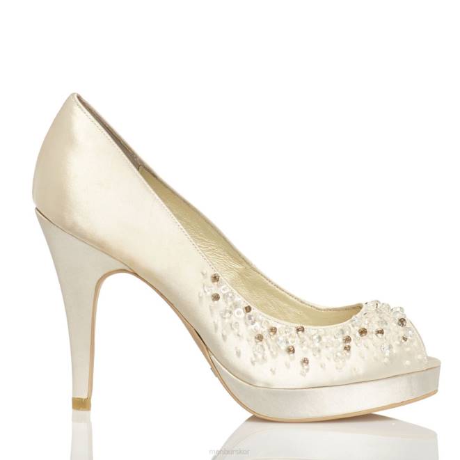 Menbur kvinnor vit vanesa brudsko 608J2319