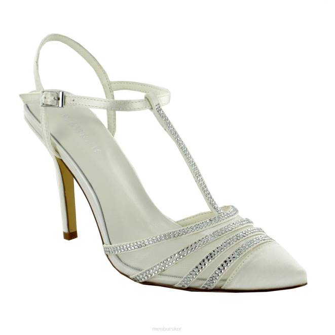 Menbur kvinnor vit vera brudsko 608J2236