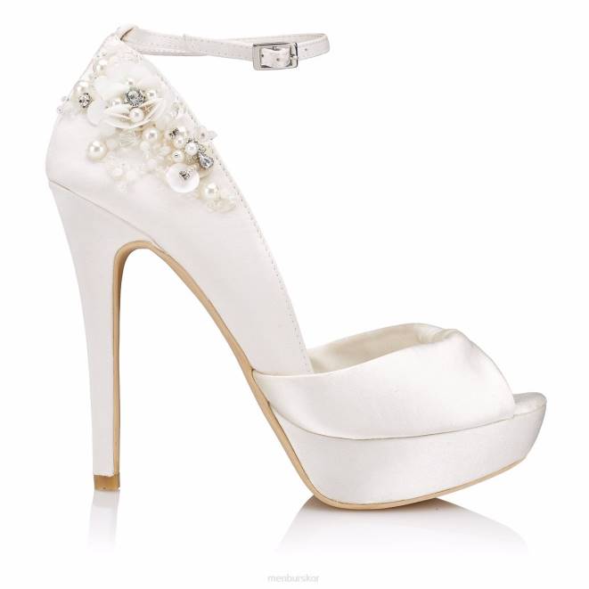 Menbur kvinnor vit vicenta brudsko 608J2457