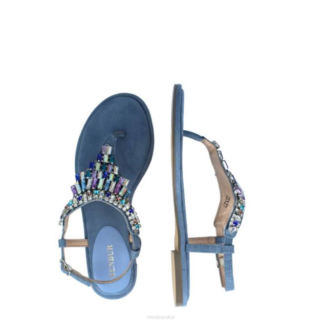 Menbur kvinnor azul claro bazzano casual chic sko 608J467