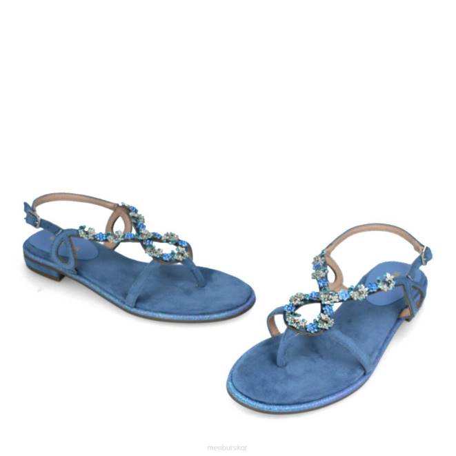 Menbur kvinnor azul claro novarese casual chic sko 608J3074